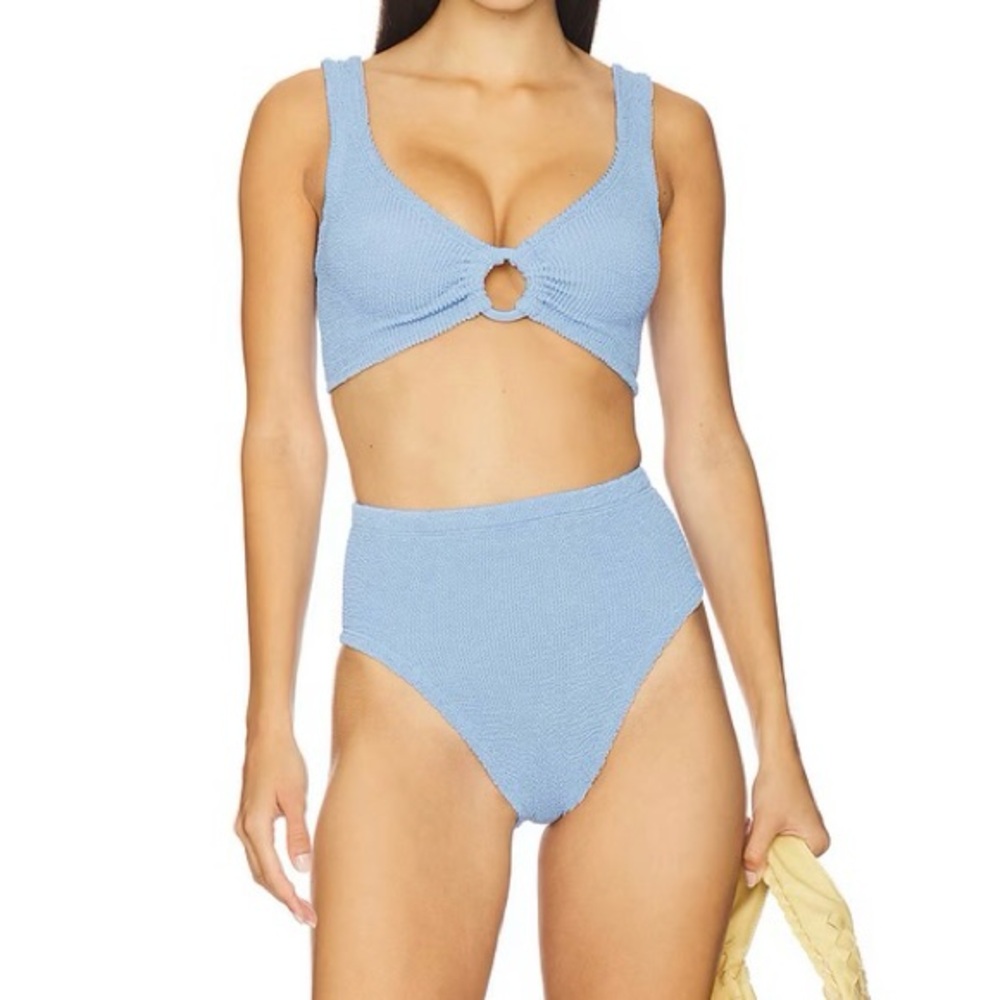 HUNZA G  Nadine Bikini - Color: Cornflower